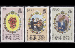 Hong Kong 1981 Stamp Charles And Diana Royal Wedding Stamps - Unused Stamps