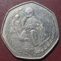 Isle Of Man 50 Pence, 1997 Motorcycle Racing KM806 - Autres – Océanie