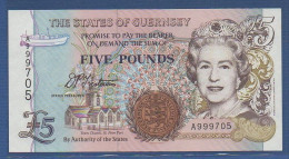 GUERNSEY - P. 56a - 5 Pounds ND (1996) UNC, S/n: See Photos - Guernsey