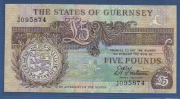 GUERNSEY - P. 53b - 5 Pounds ND (1991-1995) UNC-, S/n: See Photos - Guernsey