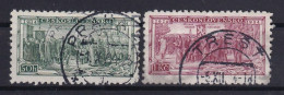 CZECHOSLOVAKIA 1934 - Canceled - Mi 322, 323 - Gebraucht