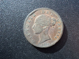 ROYAUME UNI * :  1/2 PENNY  1854   KM 726     TB+ - C. 1/2 Penny