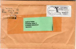 TAIWAN 2009 LETTER SENT TO KLITSCHMAR - Covers & Documents