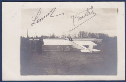 CPA Autographe Aviation Signature Aviateur Avion Non Circulée à Identifier Carte Photo Collection Courtois - Aviators & Astronauts