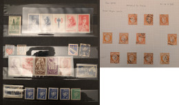 Delcampe - Divers. France, Valeurs Et Séries Diverses Dont Multiples En Panneaux Et Feuilles Années 1960-1990, + Vrac Et Pochettes  - Collezioni