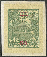 Delcampe - (*) Essai De Surcharge "60". No 130, En Rouge, ND Papier Pelure. - TB - Altri & Non Classificati