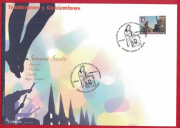2017 ESPAÑA SOBRE MATASELLOS  PRESENTACION  SELLO SEMANA SANTA  -  CACERES - Full Sheets