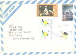 Argentina Air Mail Cover With Special Cancellation And Stamps, 1998 - Briefe U. Dokumente