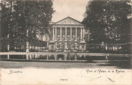[-5%] BELGIQUE - Bruxelles - Parc Et Palais De La Plation - Vue En Façade - Carte Postale Ancienne - Forêts, Parcs, Jardins