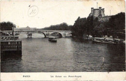 Delcampe - CPA PARIS 1e - La Seine Au Pont-Royal (76909) - Brücken