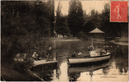 Delcampe - CPA PARIS 19e - Buttes Chaumont Le Bateau-Passeur (82807) - Paris (19)
