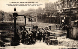 Delcampe - CPA PARIS 10e - Gréve Des Cheminots Du Nord (82495) - Streiks