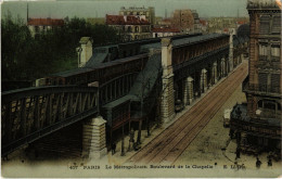 Delcampe - CPA PARIS 10e - Le Métropolitain, Boulevard De La Chapelle (82101) - Pariser Métro, Bahnhöfe