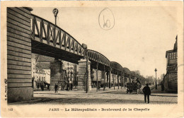 Delcampe - CPA PARIS 10e - Le Métropolitain, Boulevard De La Chapelle (82046) - Pariser Métro, Bahnhöfe