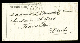 O LA VILLE D'ORLEANS' (repêchage De Mandal), Gazette Des Absents N° 8, Courrier Accidenté Avec Timbre Tombé Par Immersio - Newspapers