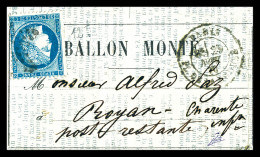 O JOURNAL-LETTRE LE SOIR N°1 Avec Mention 'PAR BALLON MONTE' En Grands Caractères Transporté Par 'LE JULES FAVRE N°2': 2 - Newspapers