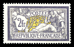 ** N°122, Merson, 2F Violet Et Jaune, TTB (certificats)  Qualité: **  Cote: 3200 Euros - 1900-27 Merson