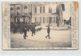 Schweiz - Kirchberg (BE ) Fotokarte - Militärparade Am 2. Januar 1915 - Verlag Unbekannt  - Kirchberg