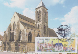 Carte  Maximum   FRANCE   Vignette  LISA    MAXIFRANCE   CORBEIL - ESSONNES    2005 - 1999-2009 Vignettes Illustrées