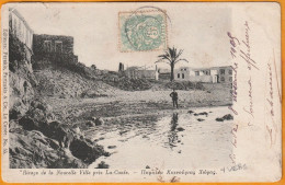 1905 - CORPS EXPEDITIONNAIRE - CP De LA CANEE, CRETE Vers Neuillé, Indre & Loire Redirigée Vers Le Sentier Par Monthodon - Autres & Non Classés