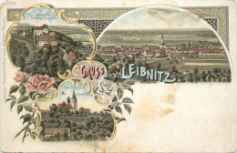 Austria Gruss Aus Leibnitz Litho AK - Leibnitz