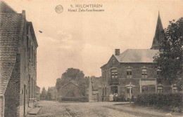 [-5%] BELGIQUE - Helchteren - Hotel Zels-Ketelbeuters - Rue -  Devanture - M. Ed. Albert - Animé - Carte Postale Ancienn - Heusden-Zolder