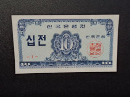 CORÉE DU SUD * : 10 JEON   1962  Série 1   P 28     SUP+ - Corea Del Sud