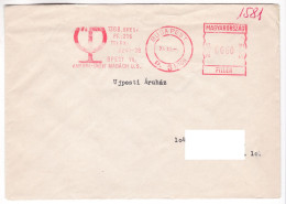 B366 Hungary Red Meter EMA Freistempel 1974 Budapest AMFORA-ÜVÉRT - Automatenmarken [ATM]