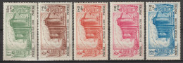 INDE -  1939 - YVERT N° 118/122 ** MNH LUXE ! - COTE = 105 EUR. - REVOLUTION - 1939 150e Anniversaire De La Révolution Française