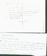 Autographe Signature Sur CP Eleonor Leonor Fini Peintre  Graveuse Lithographe Décoratrice De Théâtre Et écrivaine - Schilders & Beeldhouwers