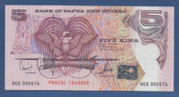 PAPUA NEW GUINEA - P. 20 - 5 Kina 2000 UNC, S/n: See Photos - Kina Currency Silver Jubilee - Papua New Guinea