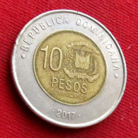Dominicana 10 Pesos 2017 Dominican Republic Dominicaine W ºº - Dominicaine