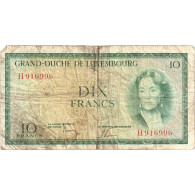 Luxembourg, 10 Francs, TB - Luxembourg