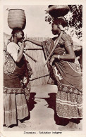Zambia - Native Greeting - Publ. Missions Evangéliques  - Sambia