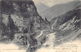Svizzera - Ferrovia Del Gottardo (TI) Galleria Spirale Del Prato - Ed. Gebr. Wehrli 6239 - Prato