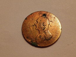 Monnaie - Médaille - Rare - Russie - Tsar Alexander Of All The Russias - Bataille De Waterloo - Paix De Paris - Royal / Of Nobility
