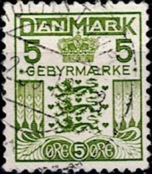 Dänemark Denmark Danemark - Verrechnungsmarke (MiNr: 17) 1934 - Gest Used Obl - Fiscali