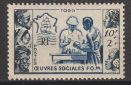 1950 - TOGO - OEUVRES SOCIALES - YVERT N° 254 ** MNH - COTE = 6.5 EUR - 1950 Œuvres Sociales De La France D'Outre-Mer