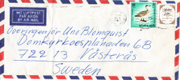 Delcampe - Iraq Air Mail Cover Sent To Sweden 30-11-1969 (the Cover Is Bended In The Left Side) - Irak