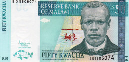 Delcampe - Malawi 50 Kwacha 1989 Unc - Malawi