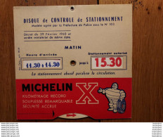 Delcampe - DISQUE MICHELIN  IMP. CARIO 1969 - Auto's