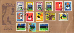 715070 MNH ZANZIBAR 1964 SERIE BASICA - Zanzibar (1963-1968)