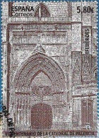 ESPAGNE SPANIEN SPAIN ESPAÑA 2021 FROM M/S CENT CATHEDRAL OF PALENCIA USED ED 5490 MI 5539 YT 5244 SN 4519 SG 5490 - Gebraucht