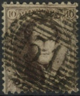 [O SUP] N° 14A, TB Obl Centrale 'P51' Grammont, Coba +5 € - 1863-1864 Medallions (13/16)