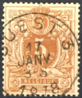 [O SUP] N° 28, Obl Concours Ambulant 'Ouest 3', Coba +30 € - 1869-1883 Leopold II
