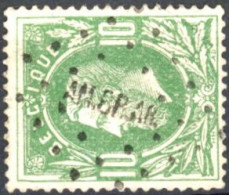 [O SUP] N° 30, Superbe Obl Ambulant 'AMB.BRUX-ARLON' 10mm, Coba +25 € - 1869-1883 Leopold II