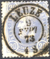 [O SUP] N° 31, Obl Concours DC 'Leuze' - 1869-1883 Leopold II