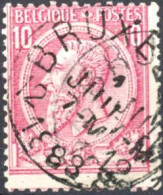 [O SUP] N° 46, Superbe Obl Centrale 'Bruxelles 12', Coba+50 € - 1884-1891 Leopold II