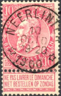 [O SUP] N° 58, Obl Concours Relais '* Neerlinter *", Coba +15€ - 1893-1900 Thin Beard