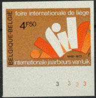 [(*) SUP] N° 1672, Foire De Liège, N° De Planche 3 - Très Rare (tirage 33 Ex) - Other & Unclassified